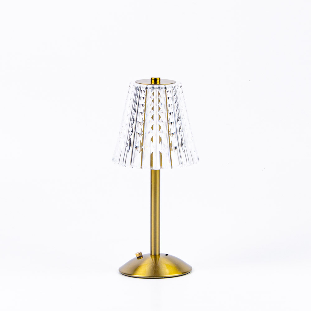Lampada “Vintage” plisse gold