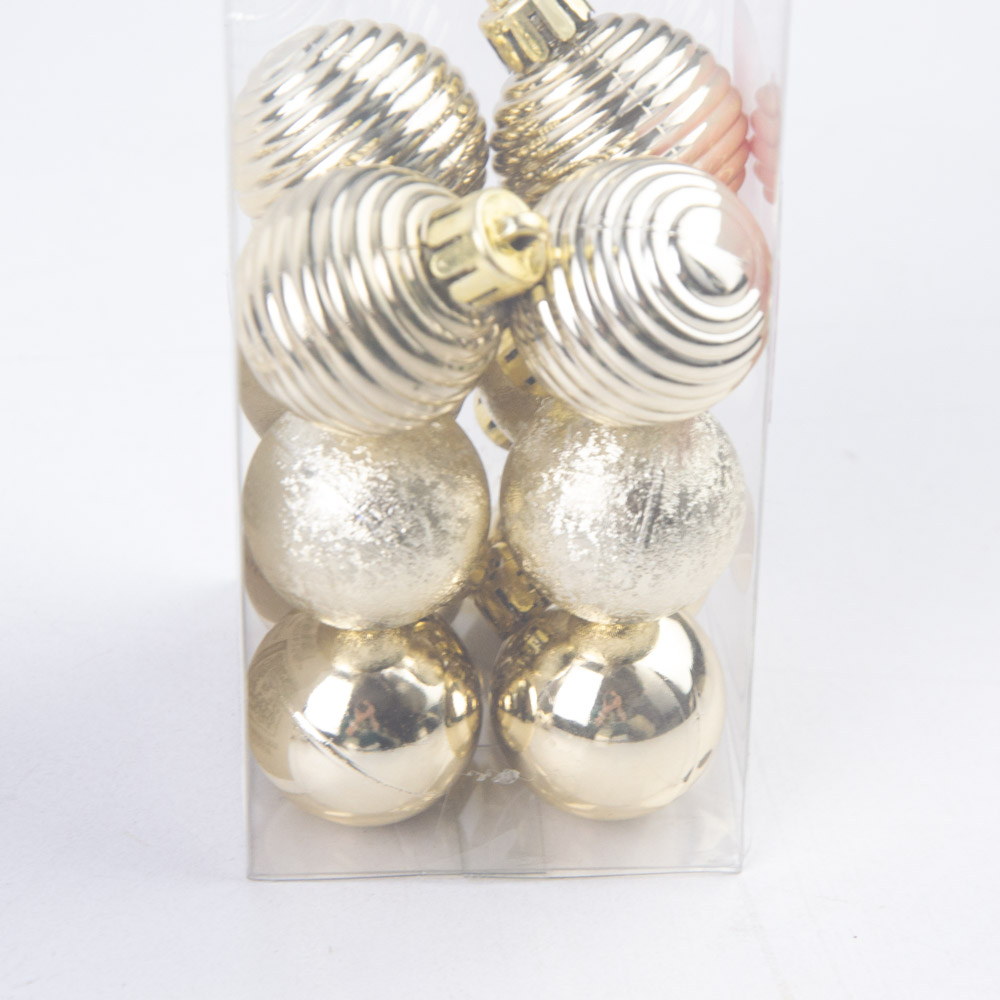 Set 20 mini-palline champagne