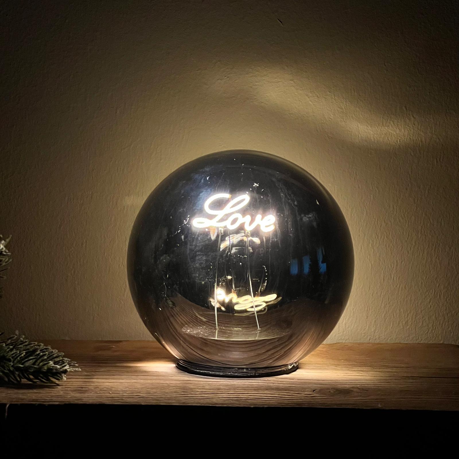 Decorazione sfera luminosa 