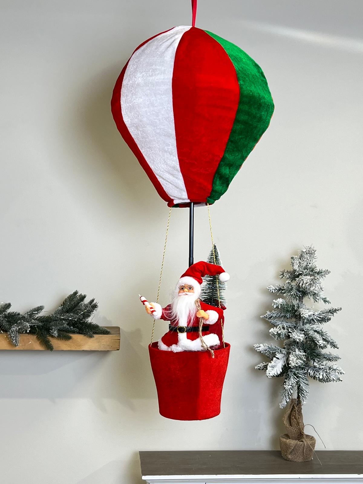 Babbo Natale in mongolfiera 