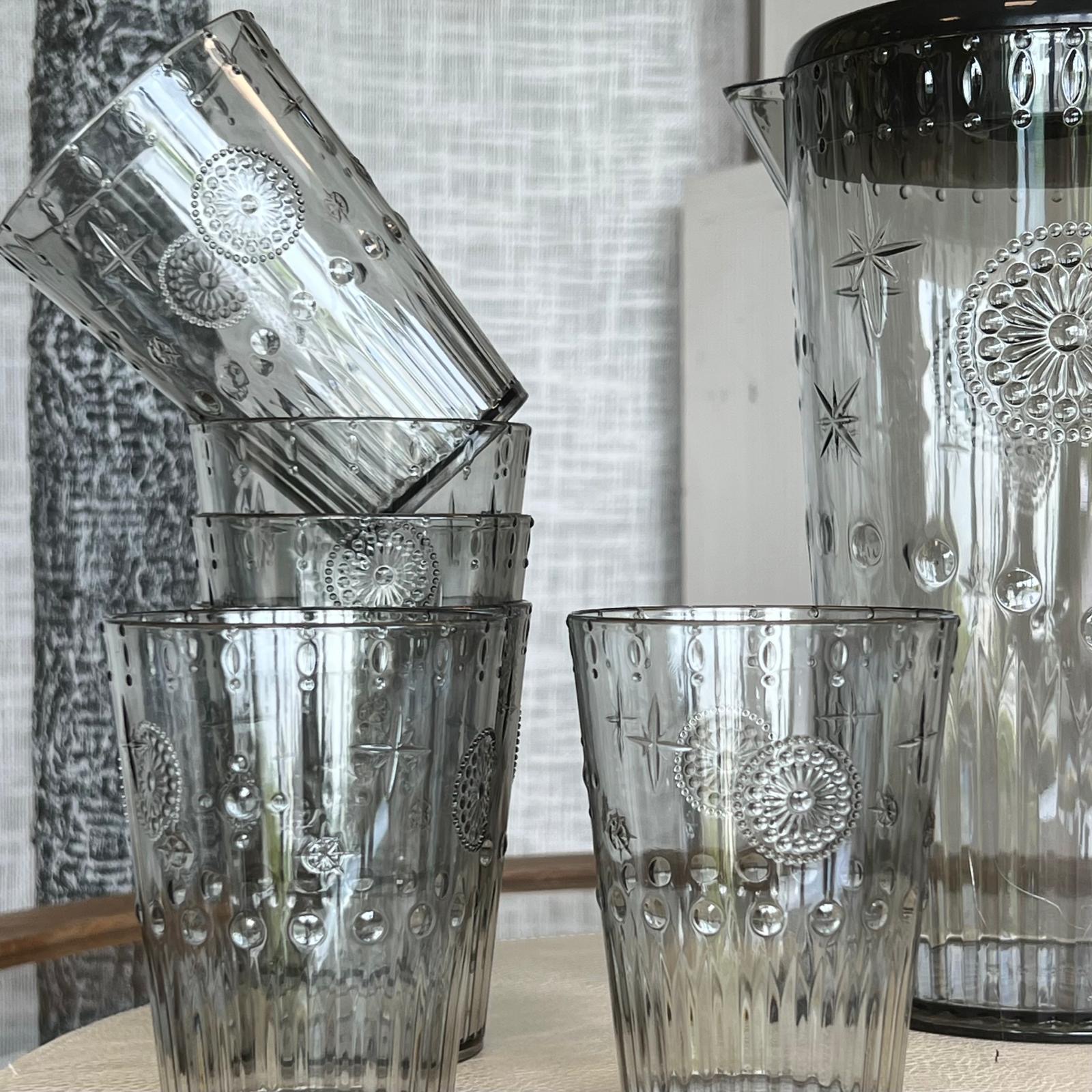 Set 6 bicchieri + caraffa 