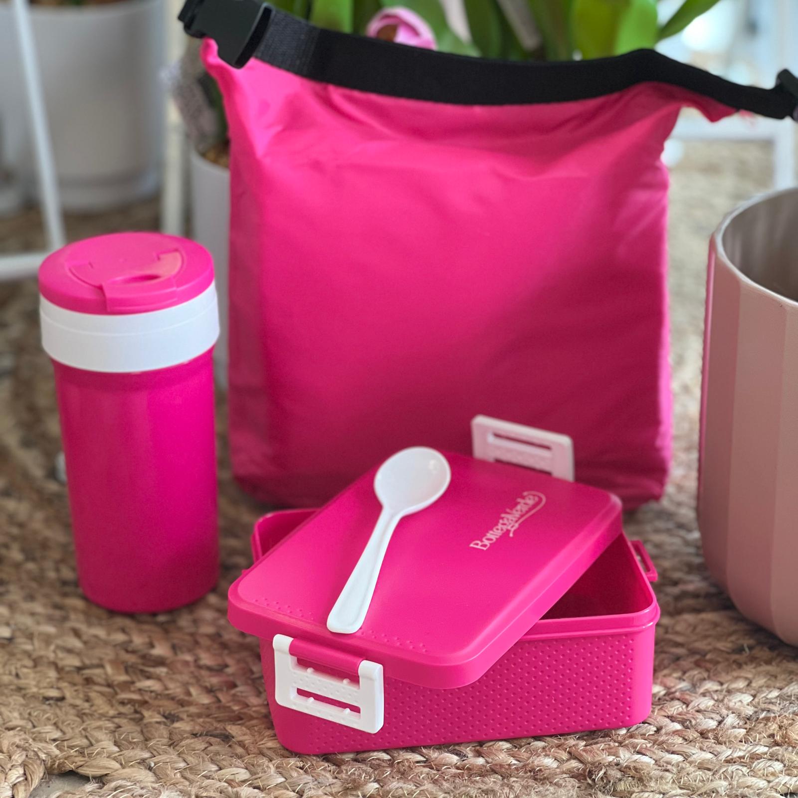 Set pranzo + borsa termica fuxia