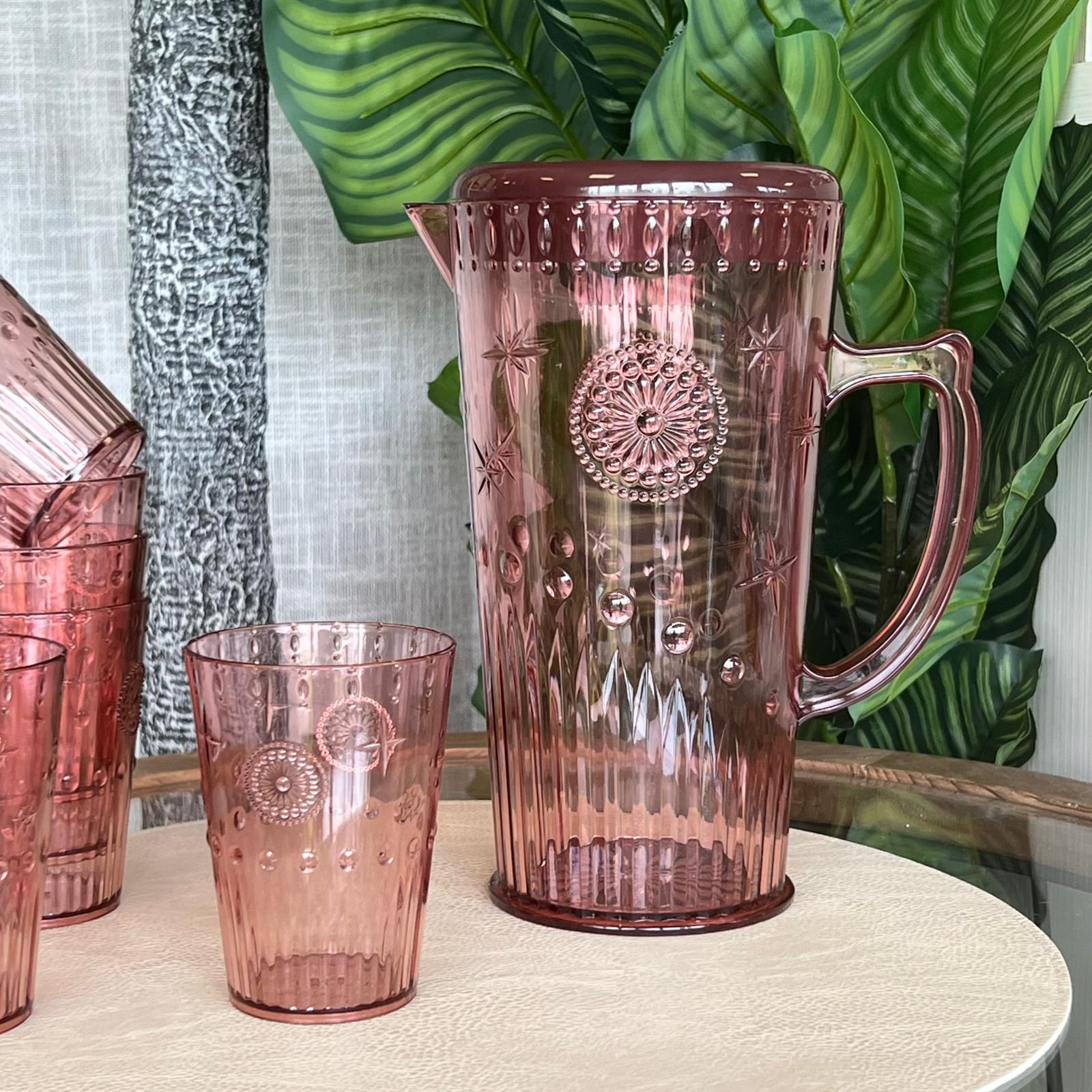 Set 6 bicchieri + caraffa 