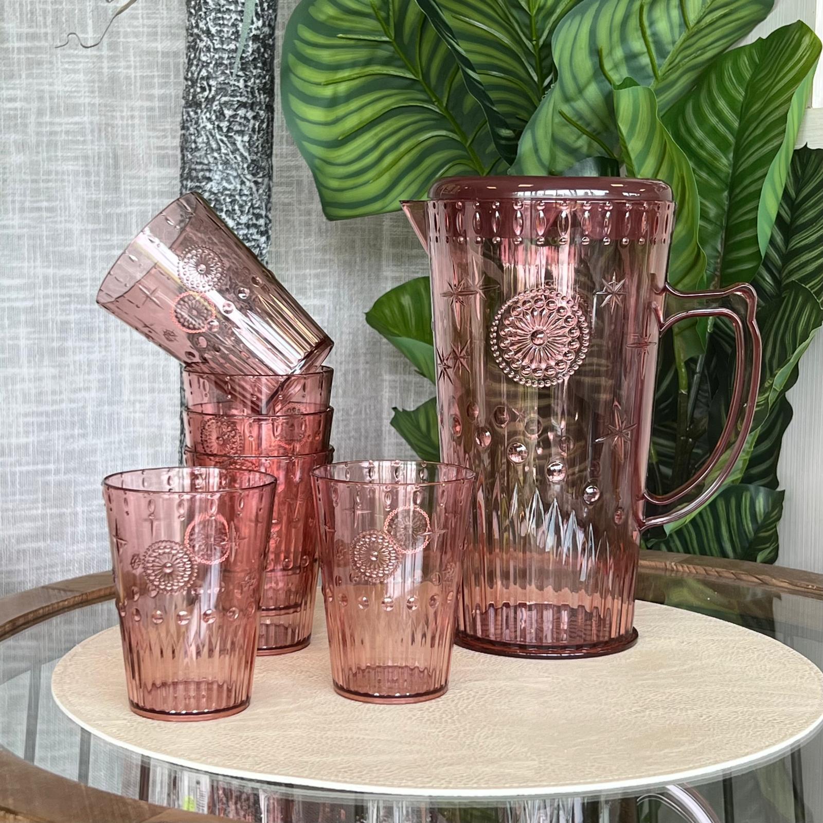 Set 6 bicchieri + caraffa 