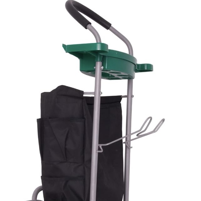 Carrello raccogli foglie da giardino