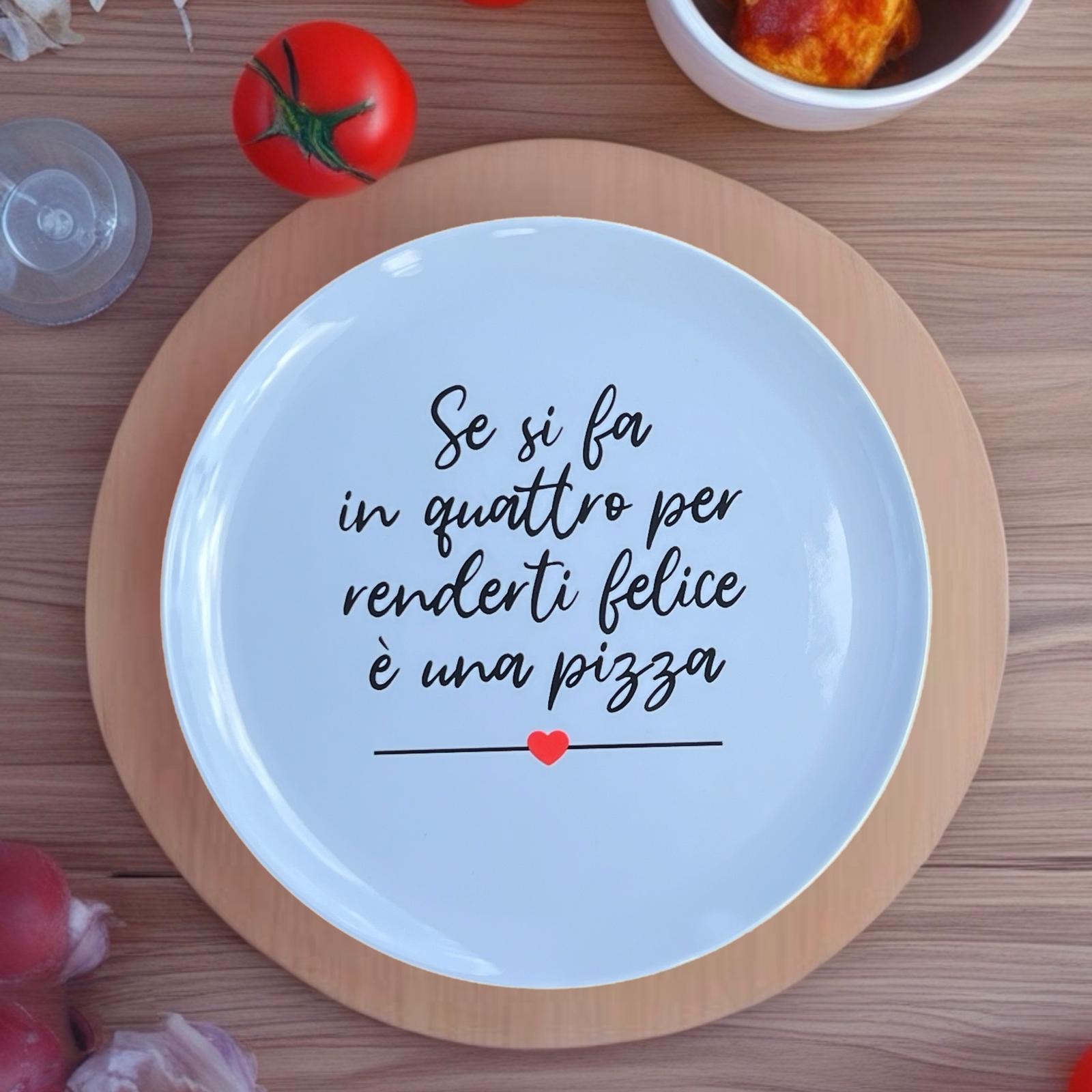 Piatto pizza in melamina 