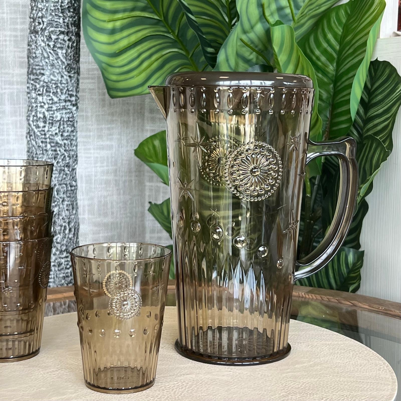 Set 6 bicchieri + caraffa 