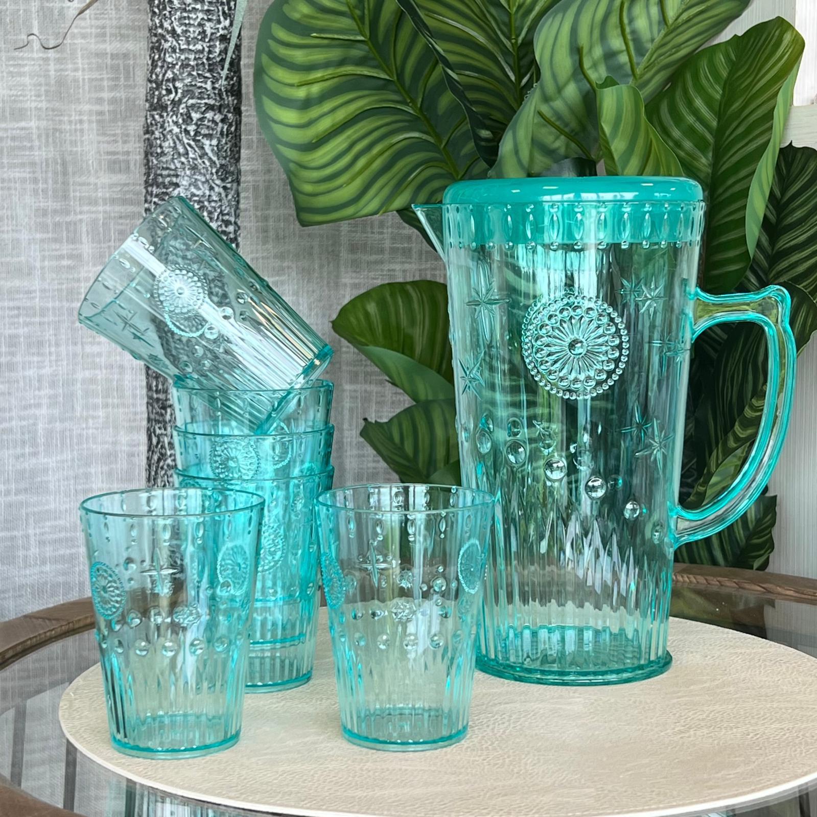 Set 6 bicchieri + caraffa 