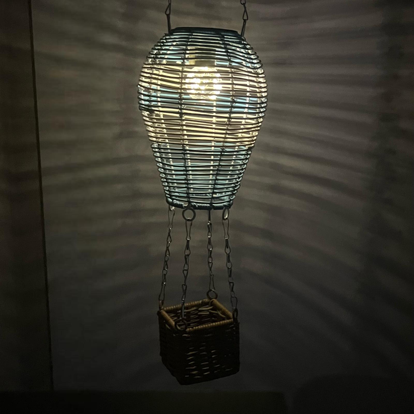 Lampada solare mongolfiera sospesa