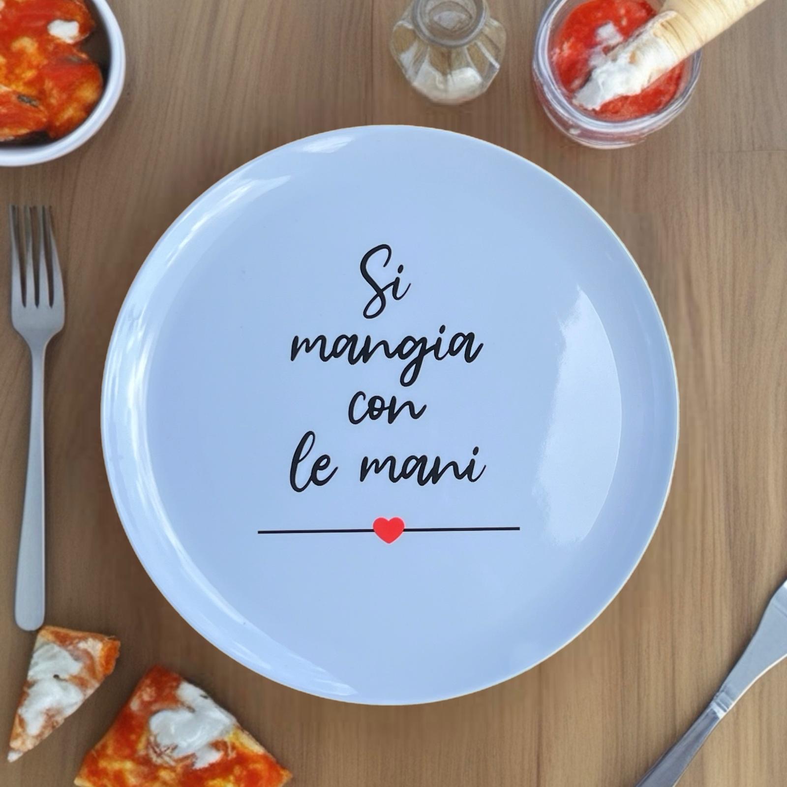 Piatto pizza in melamina 