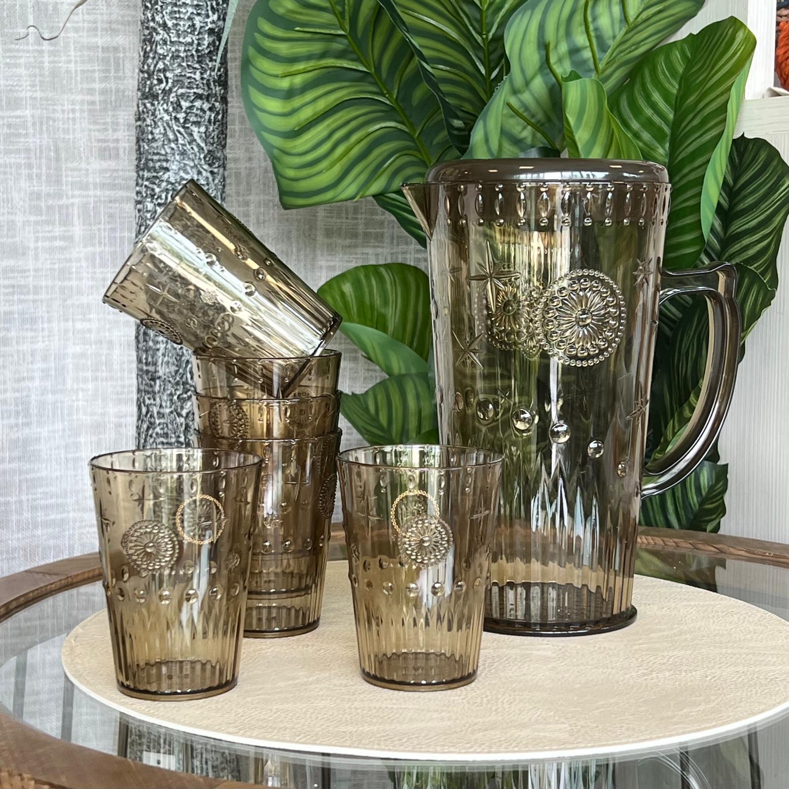 Set 6 bicchieri + caraffa 