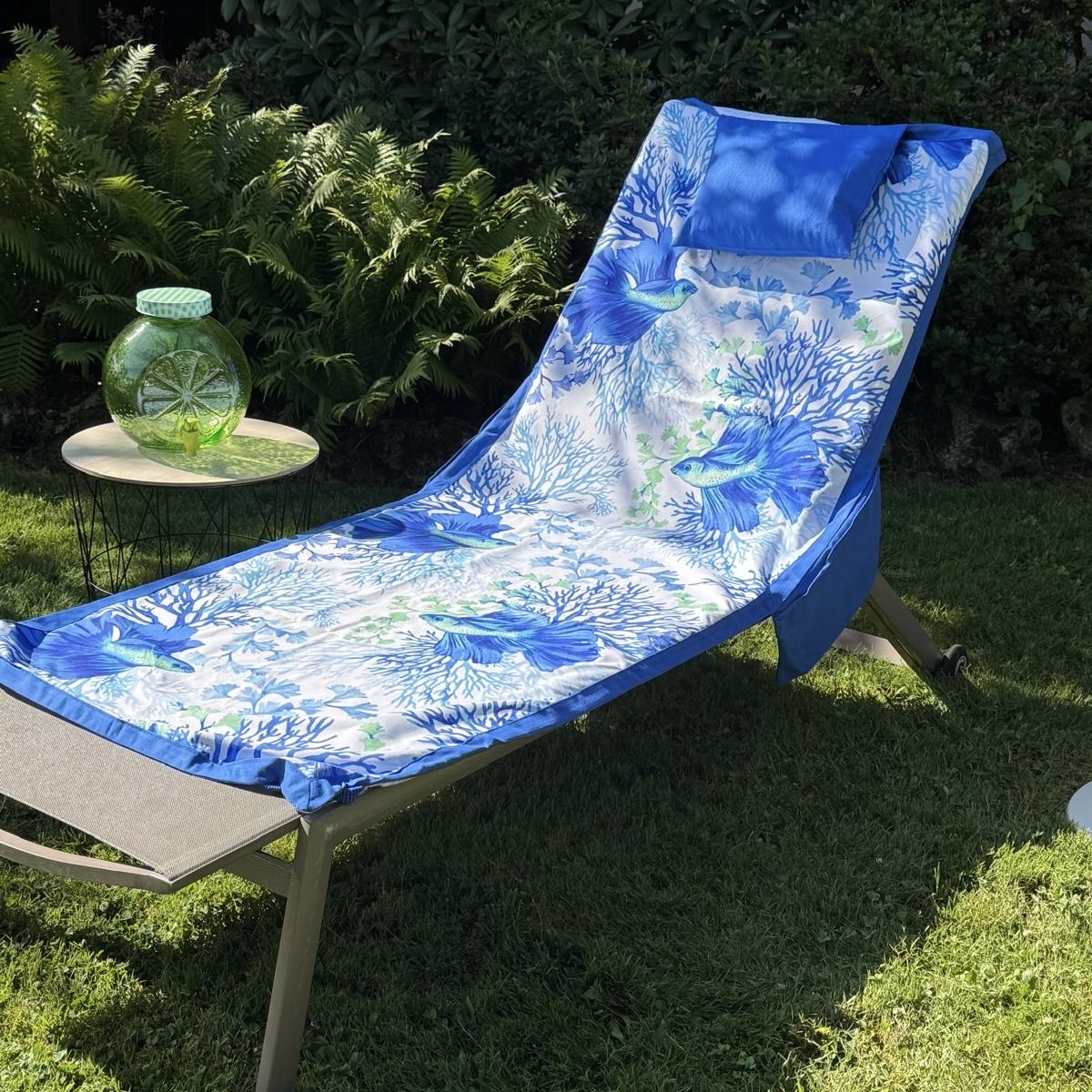 Telo mare con cuscino 