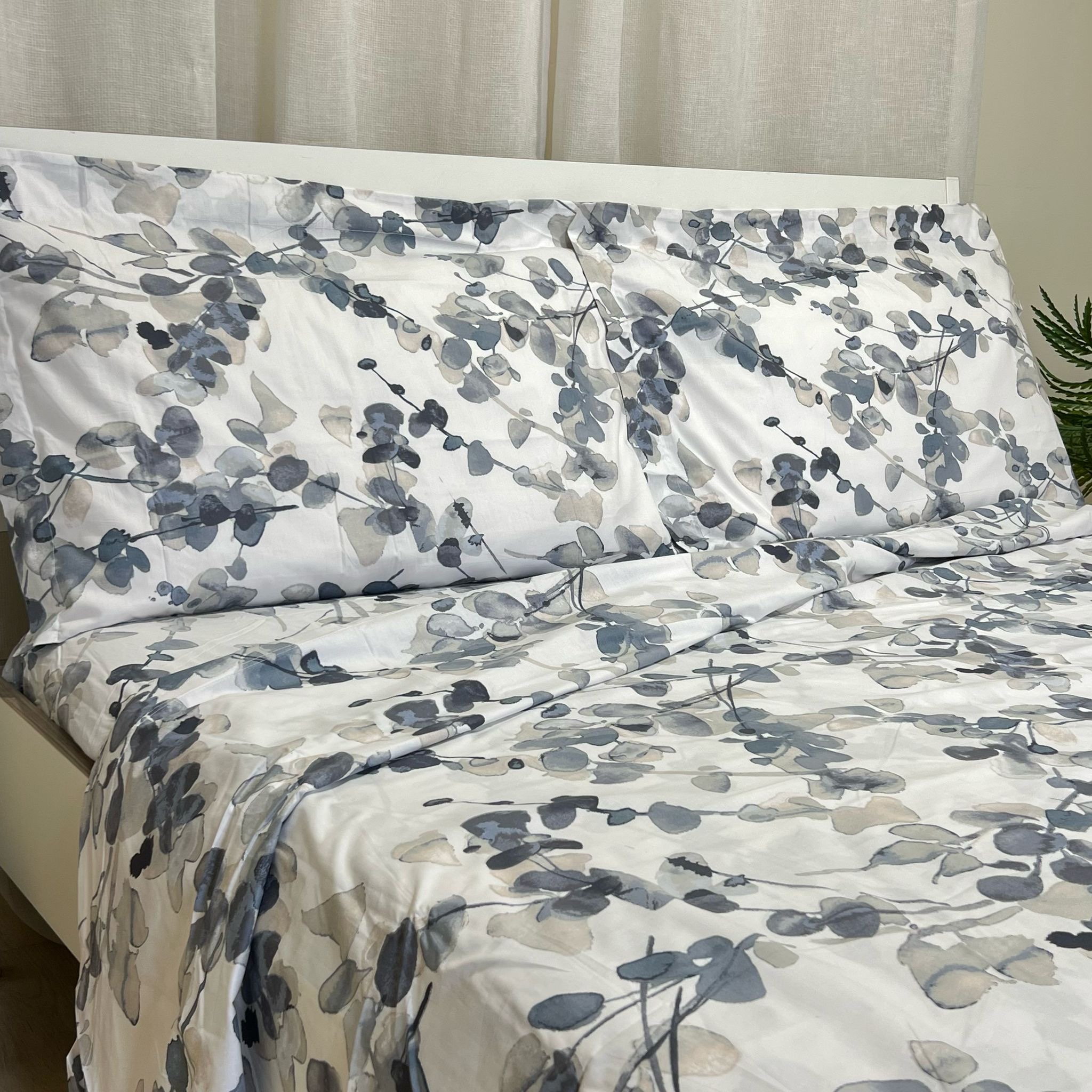 Completo letto matrimoniale percalle 