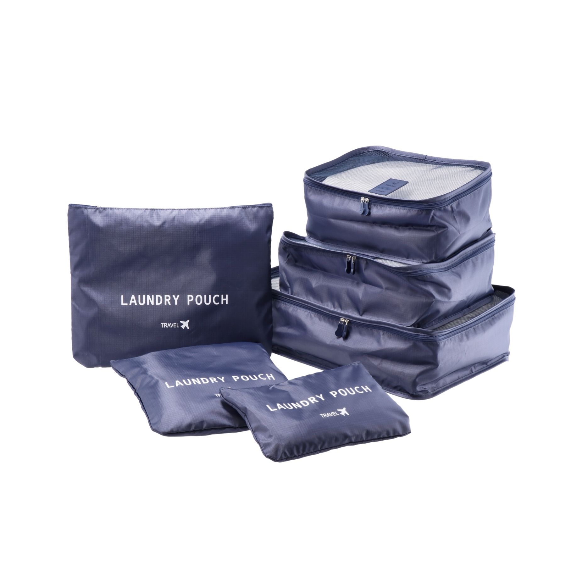 Set 6 accessori organizer da viaggio 