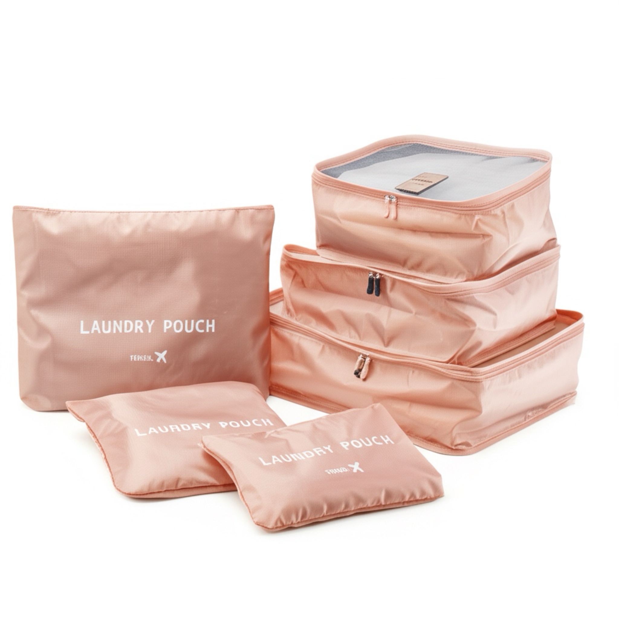 Set 6 accessori organizer da viaggio 