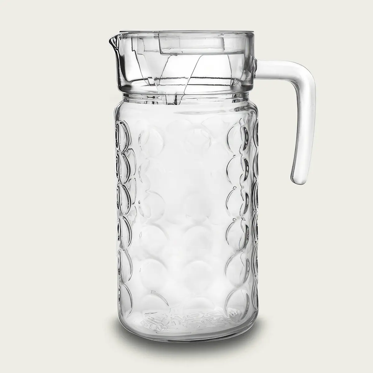 Caraffa in in vetro con coperchio 