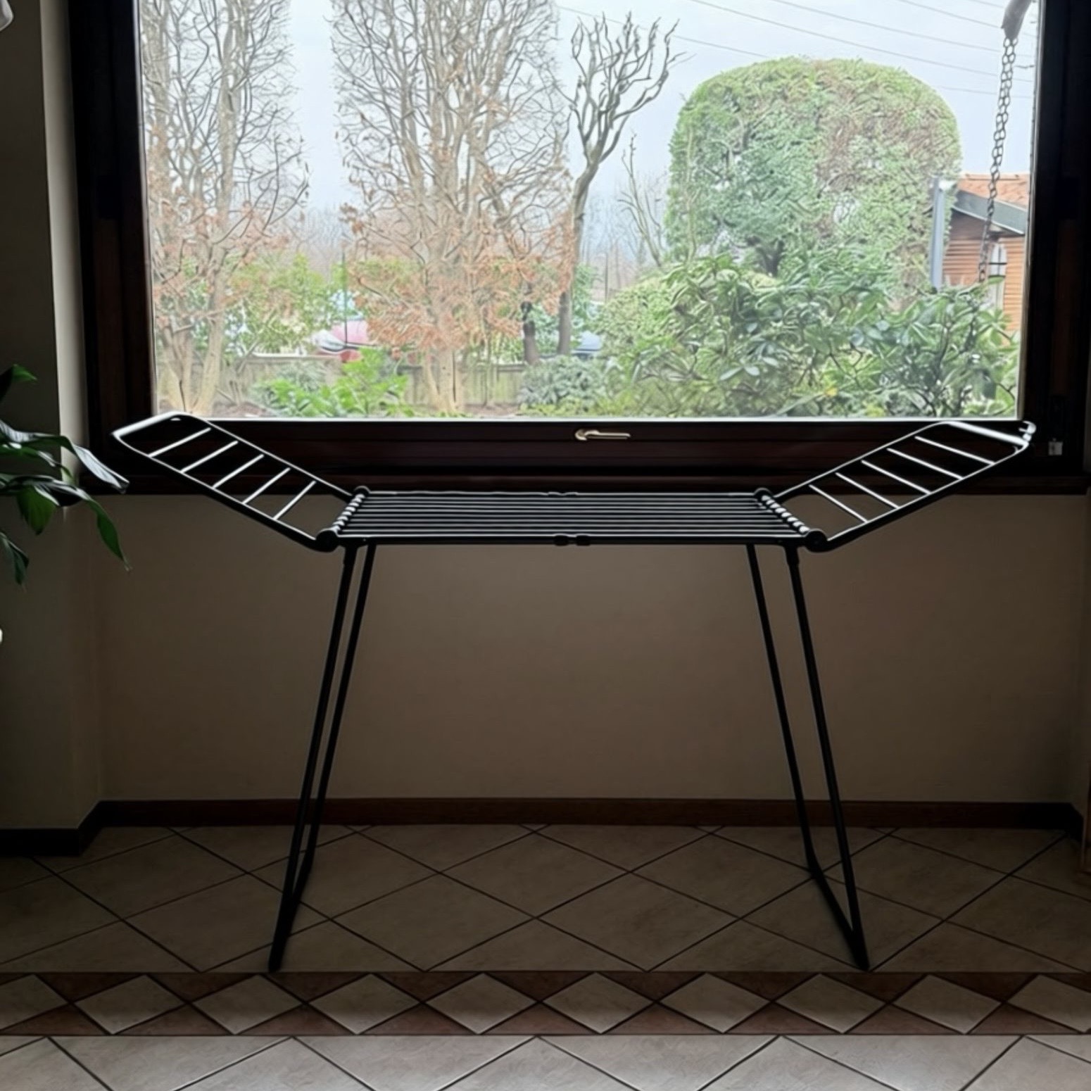 Stendibiancheria maxi allungabile XXL nero