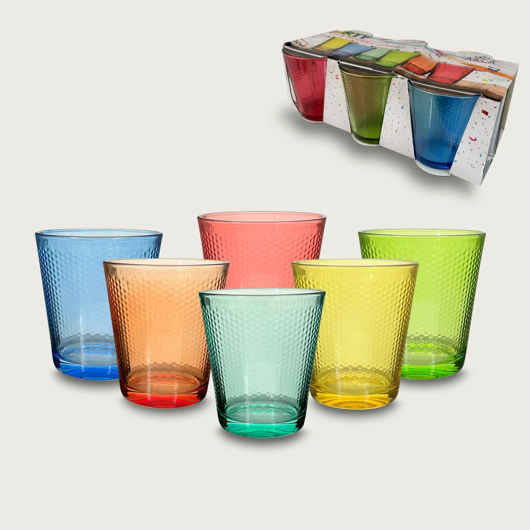 Set 6 bicchieri 