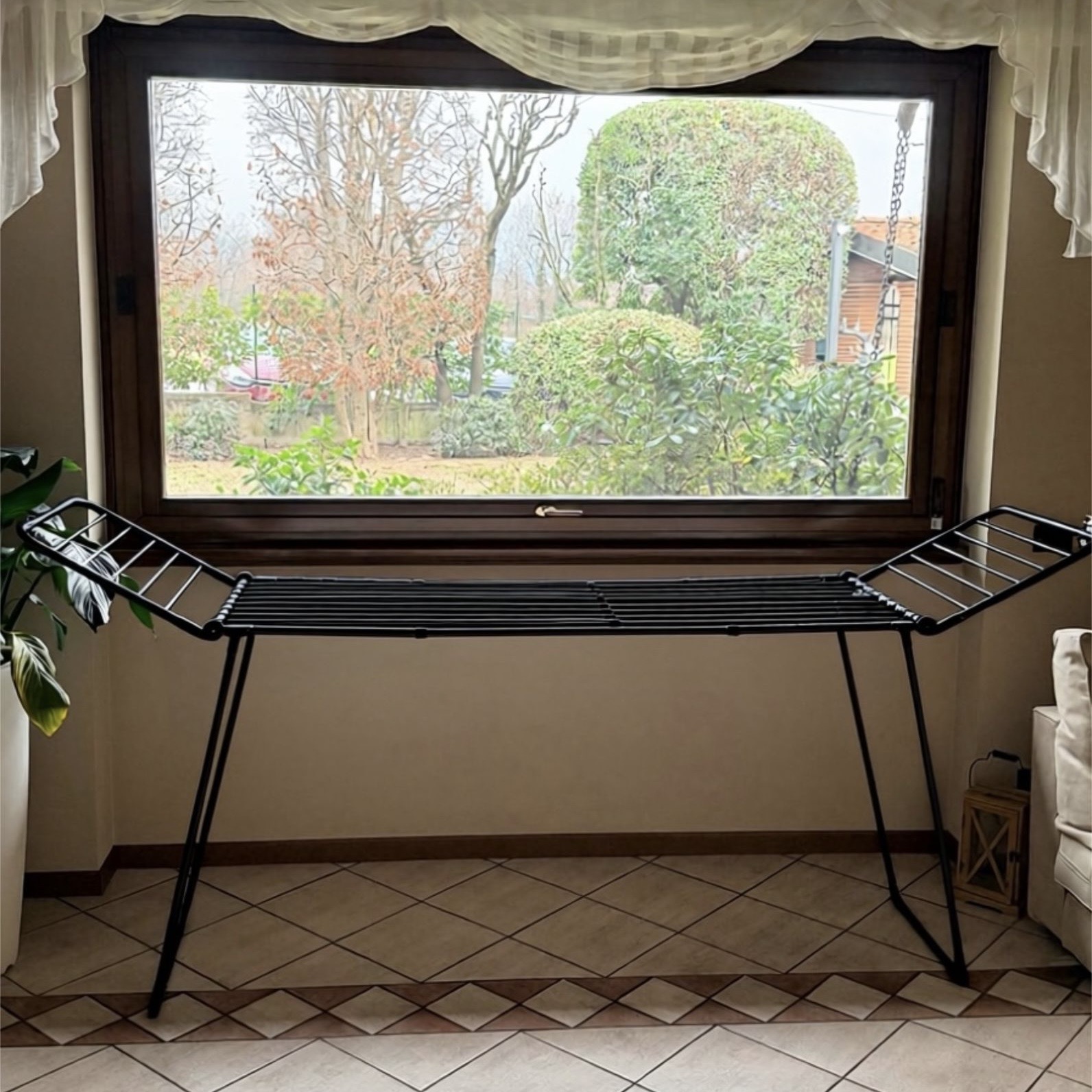 Stendibiancheria maxi allungabile XXL nero