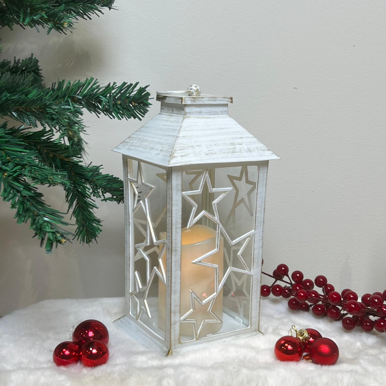 Lanterna con candela a led 
