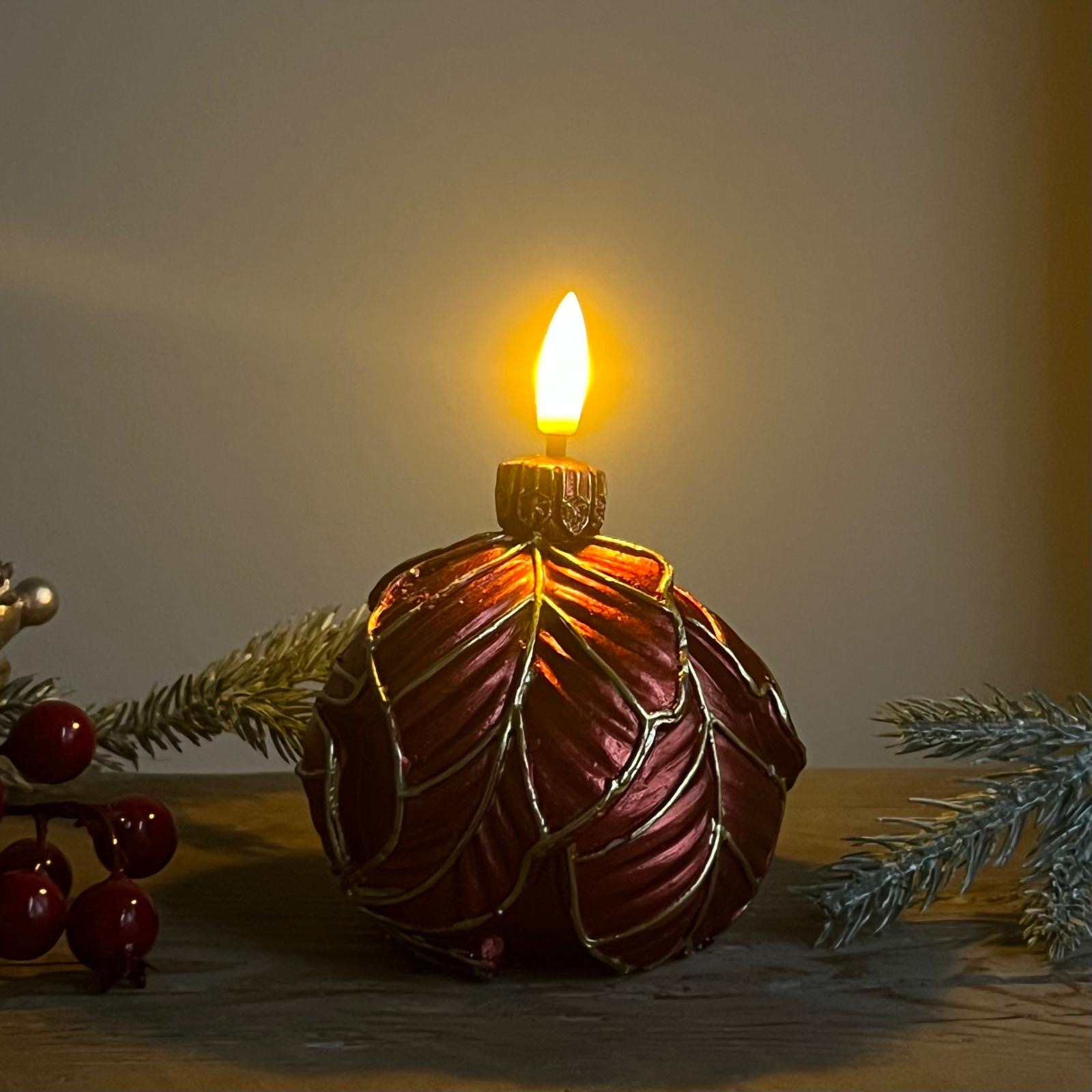 Candela decorativa a led 