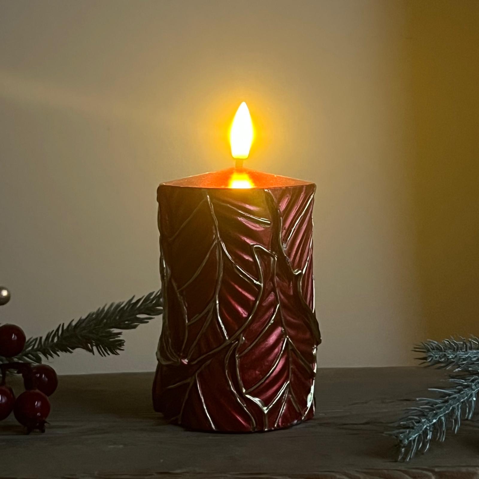 Candela decorativa a led 