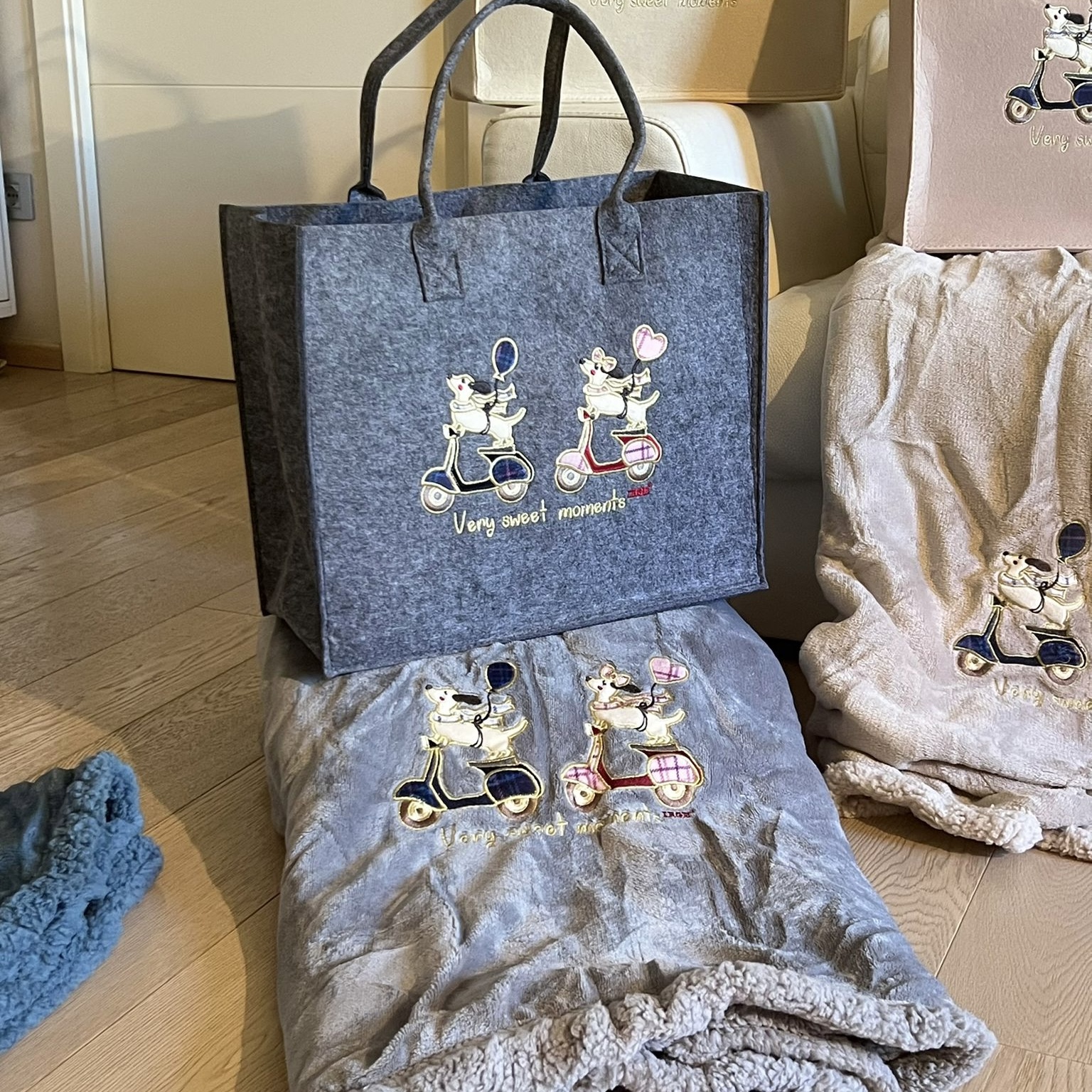 Coperta con borsa 