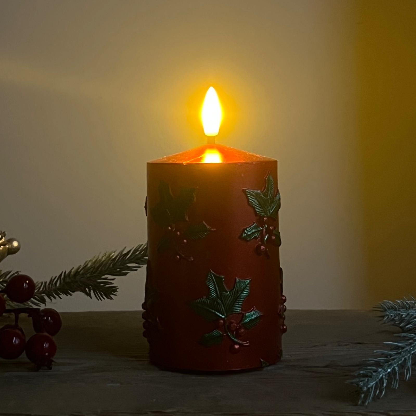 Candela decorativa a led 