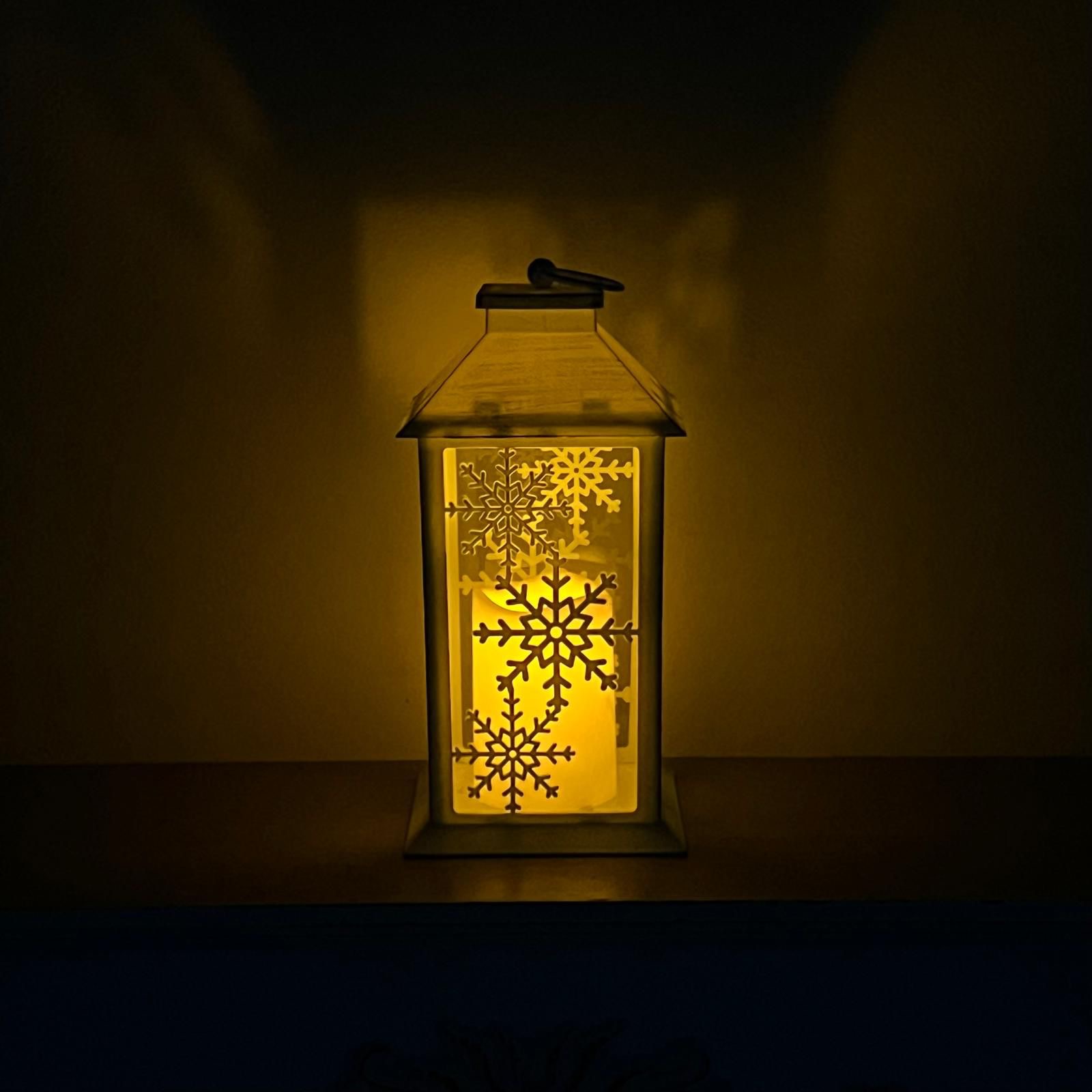 Lanterna con candela a led 