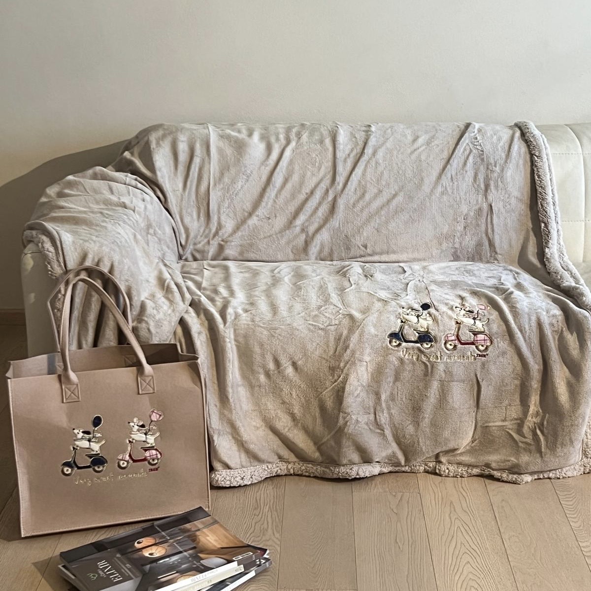 Coperta con borsa 