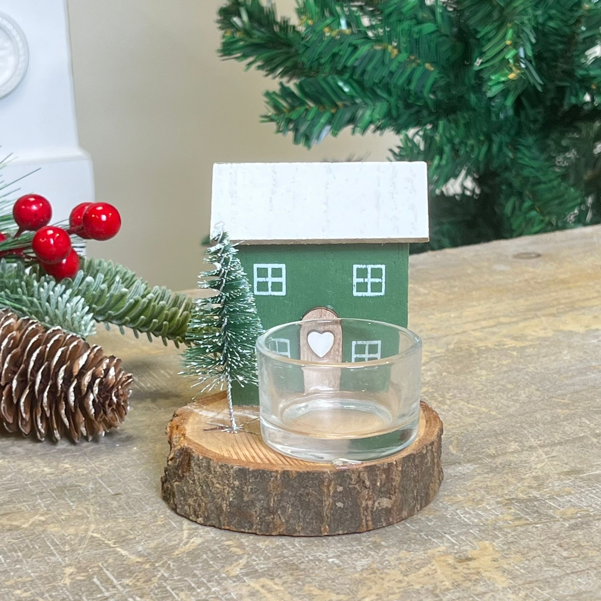 Decorazione con porta t-light 