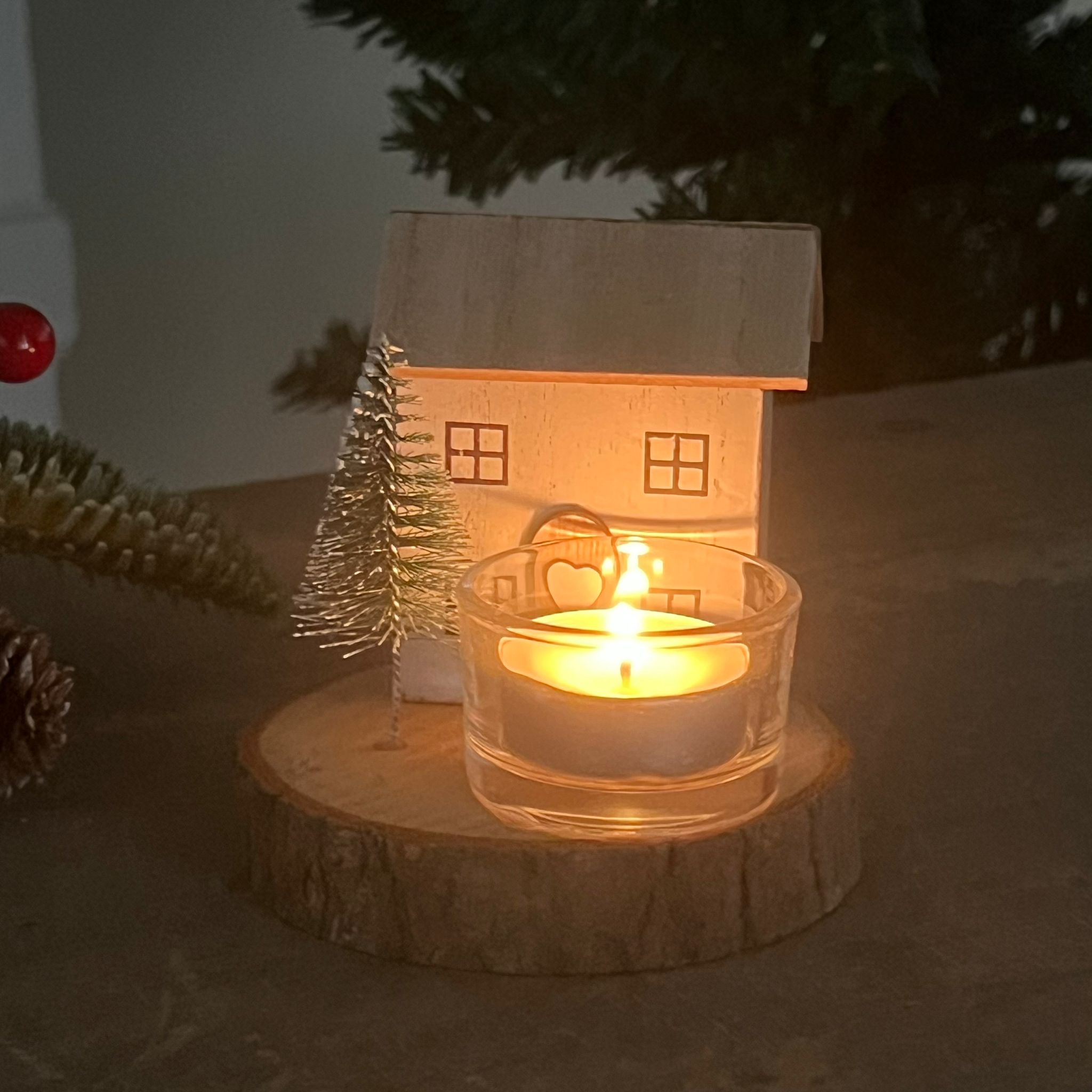 Decorazione con porta t-light 