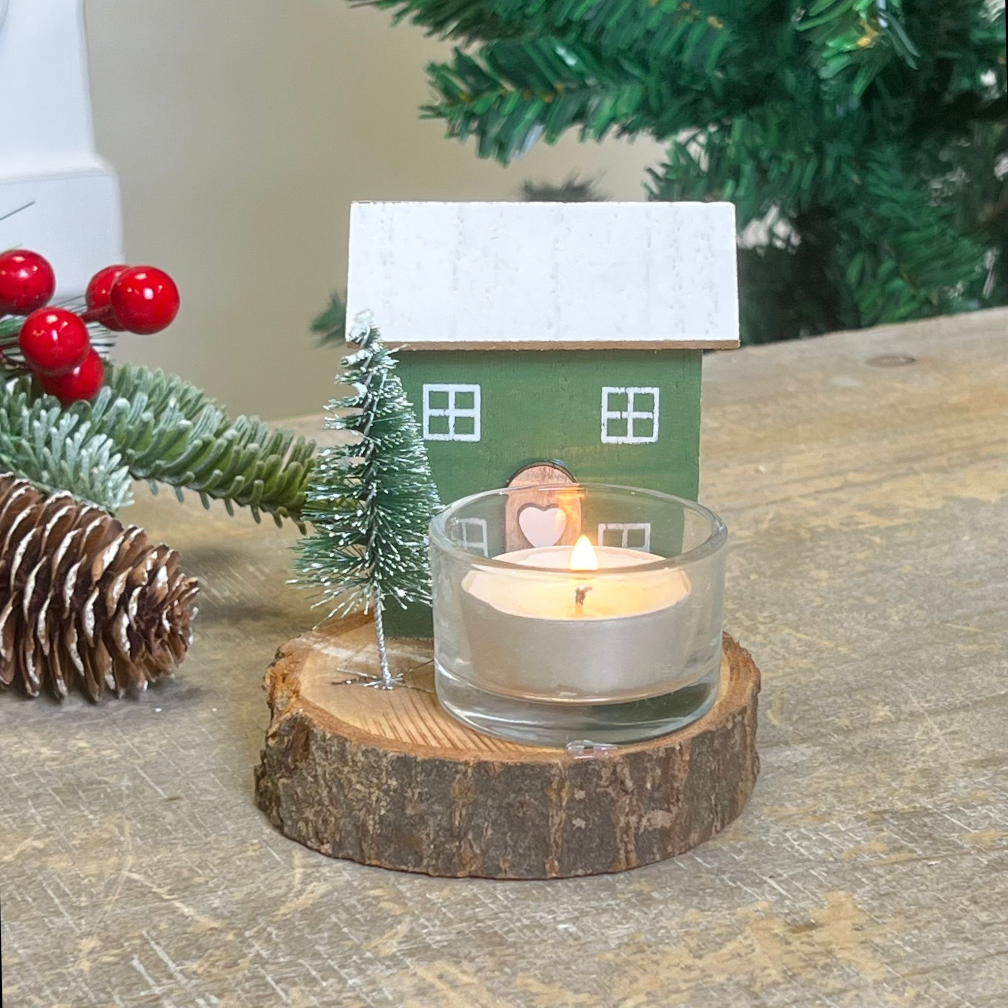 Decorazione con porta t-light 