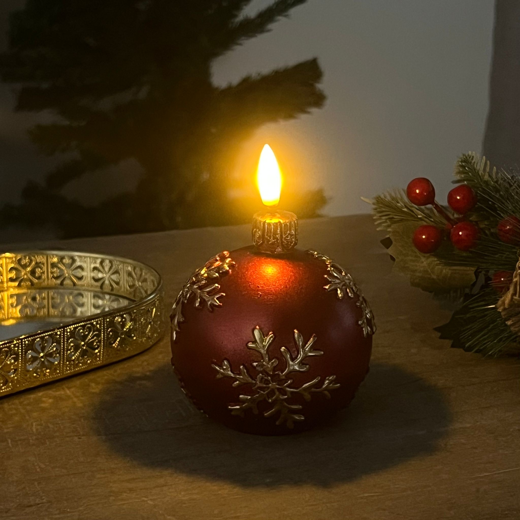 Candela decorativa a led 