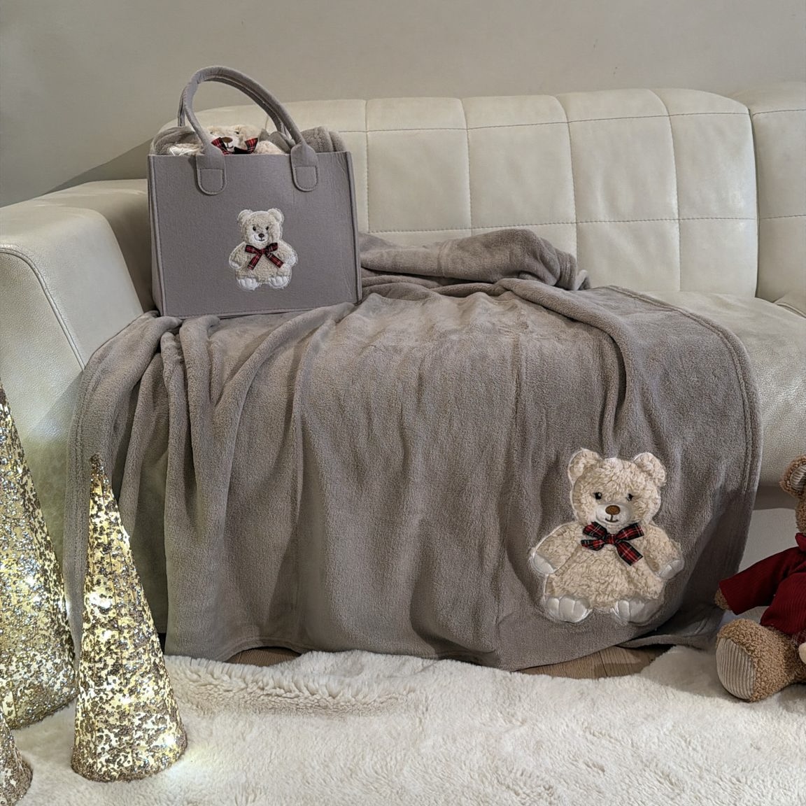 Plaid con borsa 