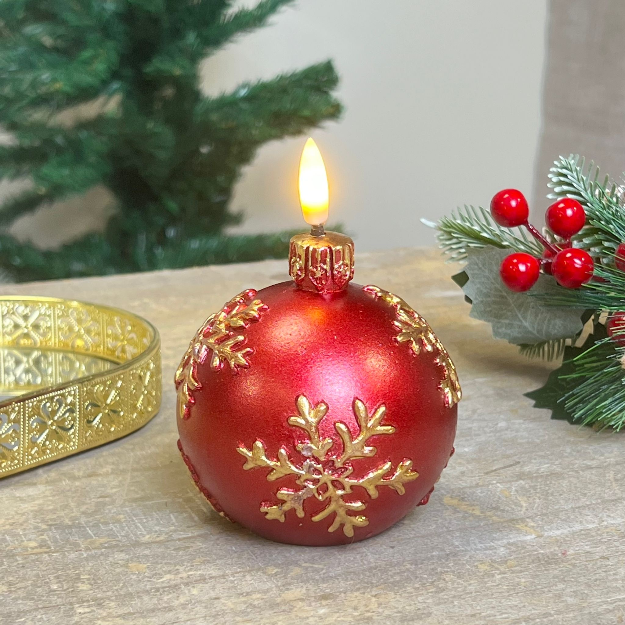 Candela decorativa a led 