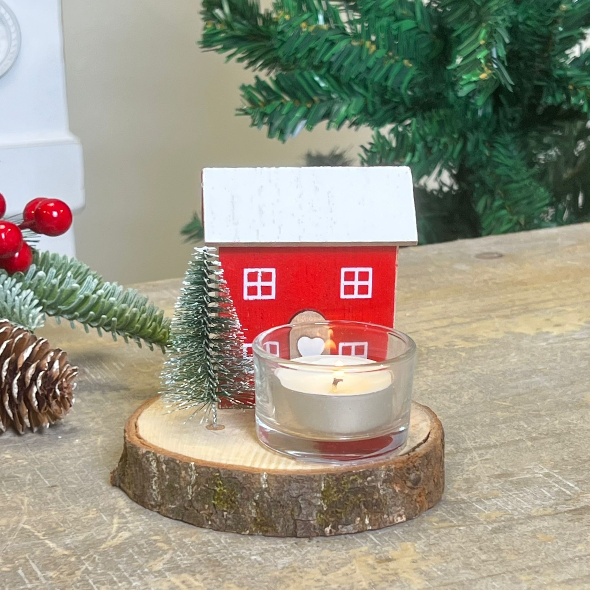 Decorazione con porta t-light 