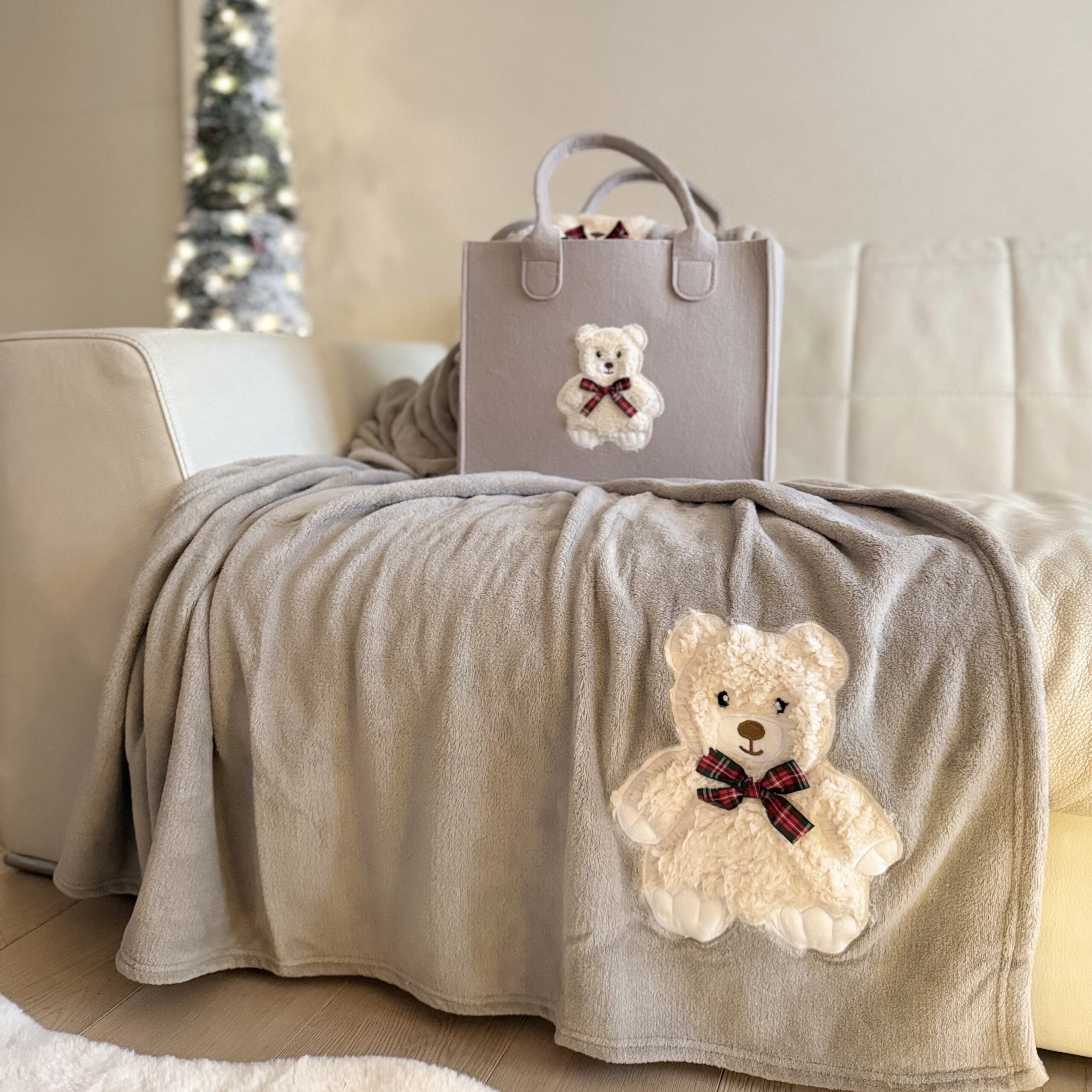 Plaid con borsa 