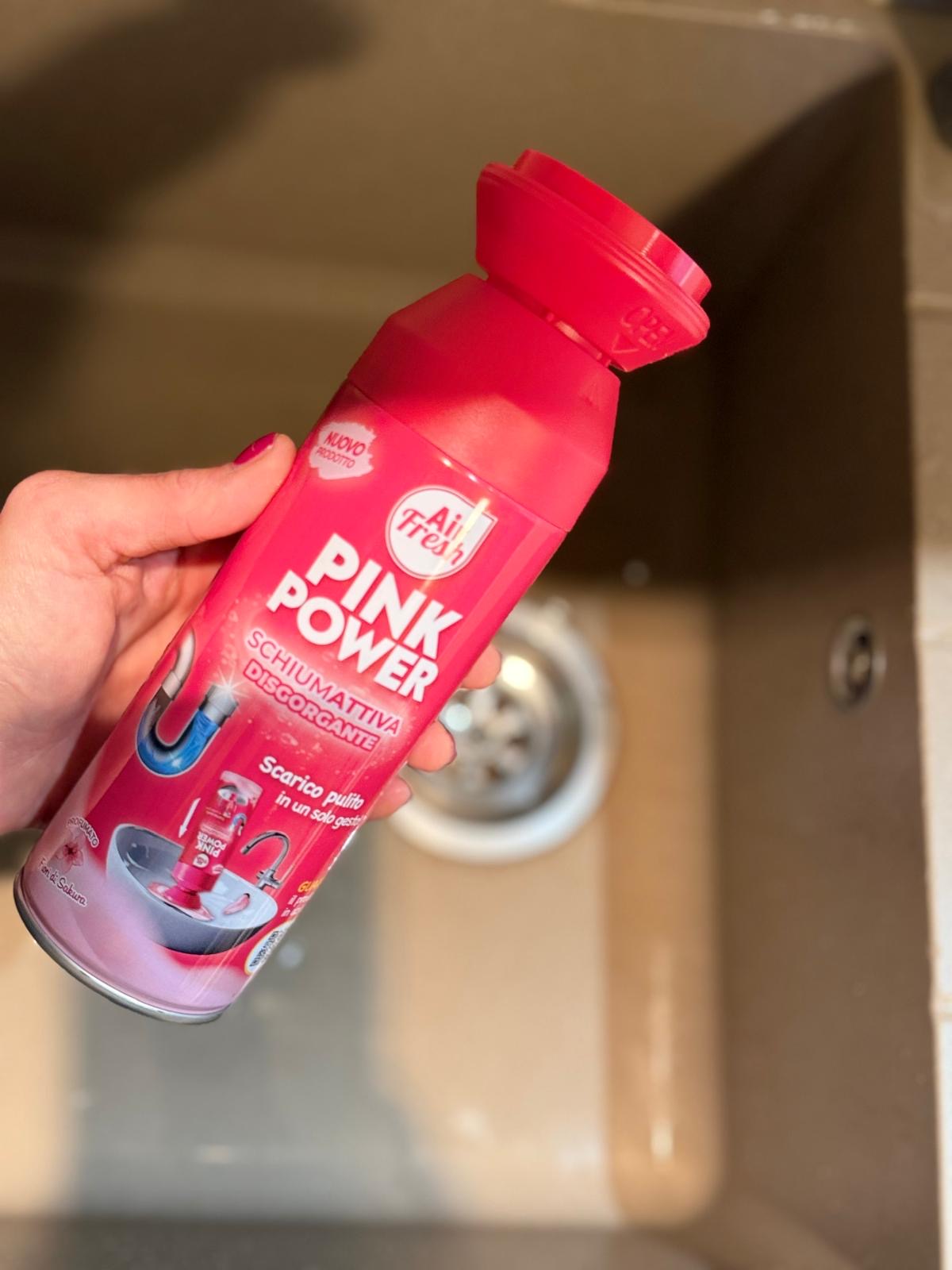 Disgorgante schiuma attiva Pink power