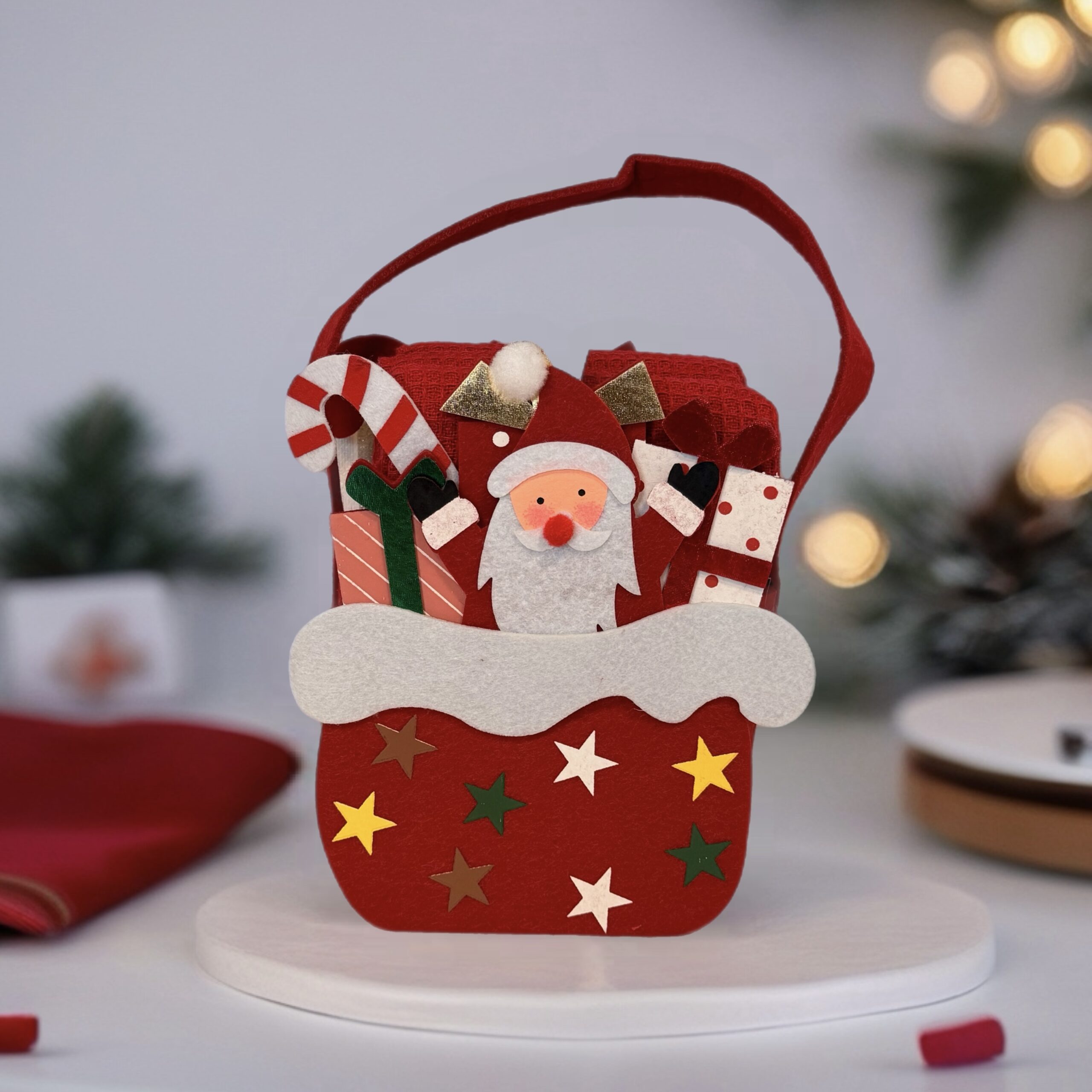 Set regalo borsa + 3 canovacci 