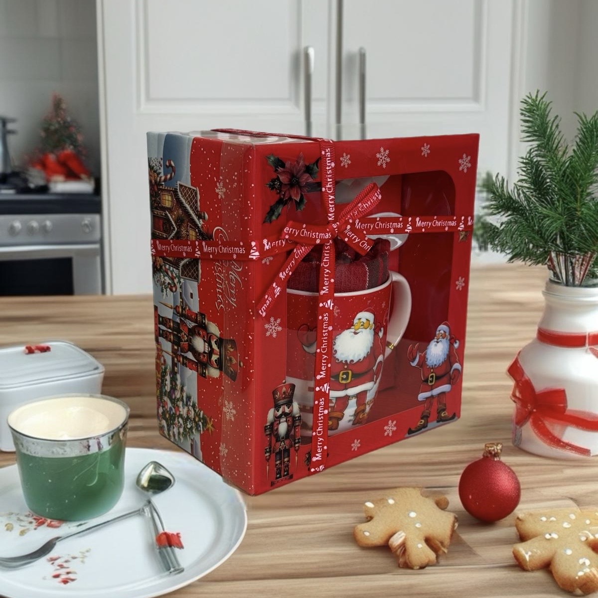 Set regalo tazza+cucchiaino+canovaccio 