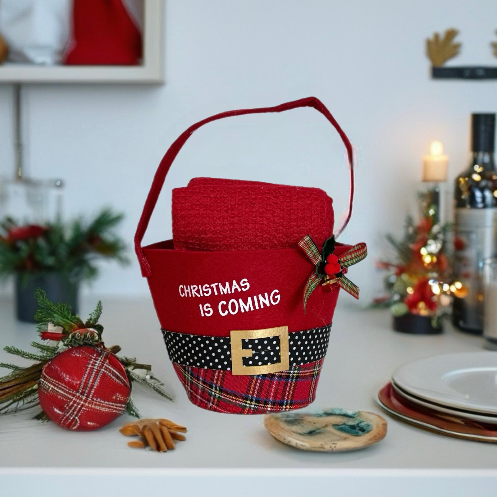 Set regalo borsa + 3 canovacci 