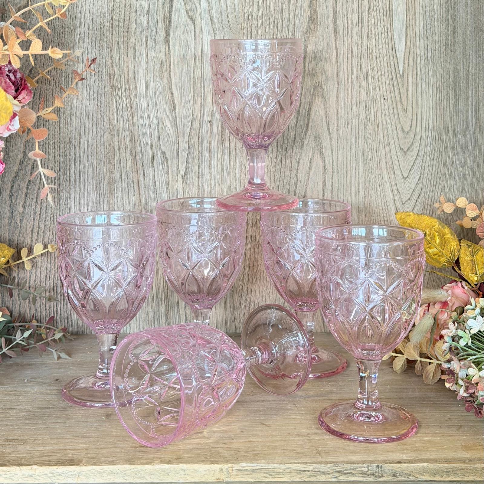 Set 6 calici in vetro 