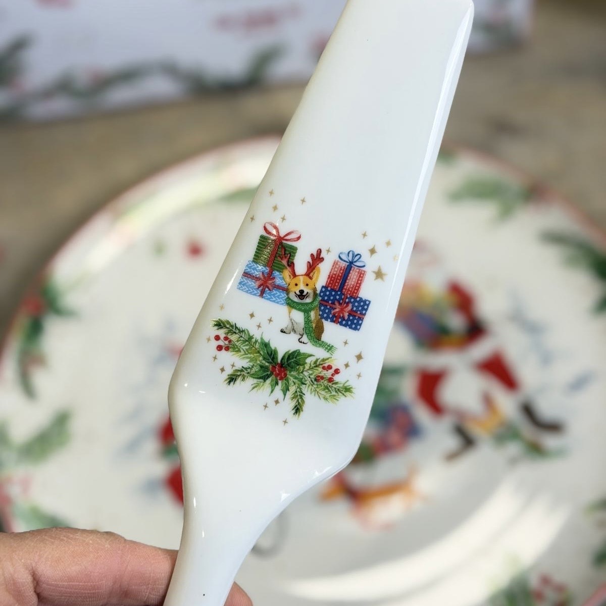 Piatto panettone con paletta 