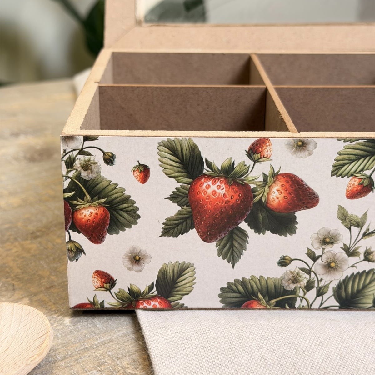 Scatola porta the 6 scomparti