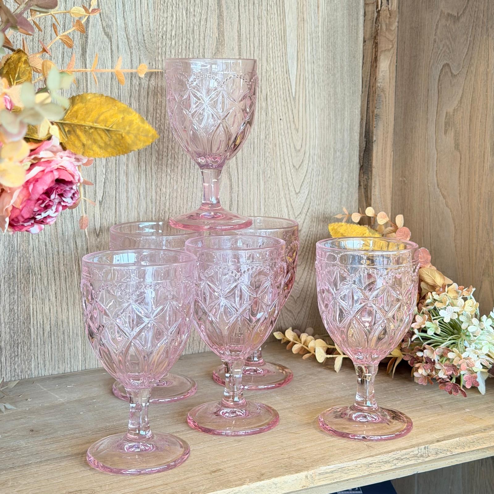 Set 6 calici in vetro 