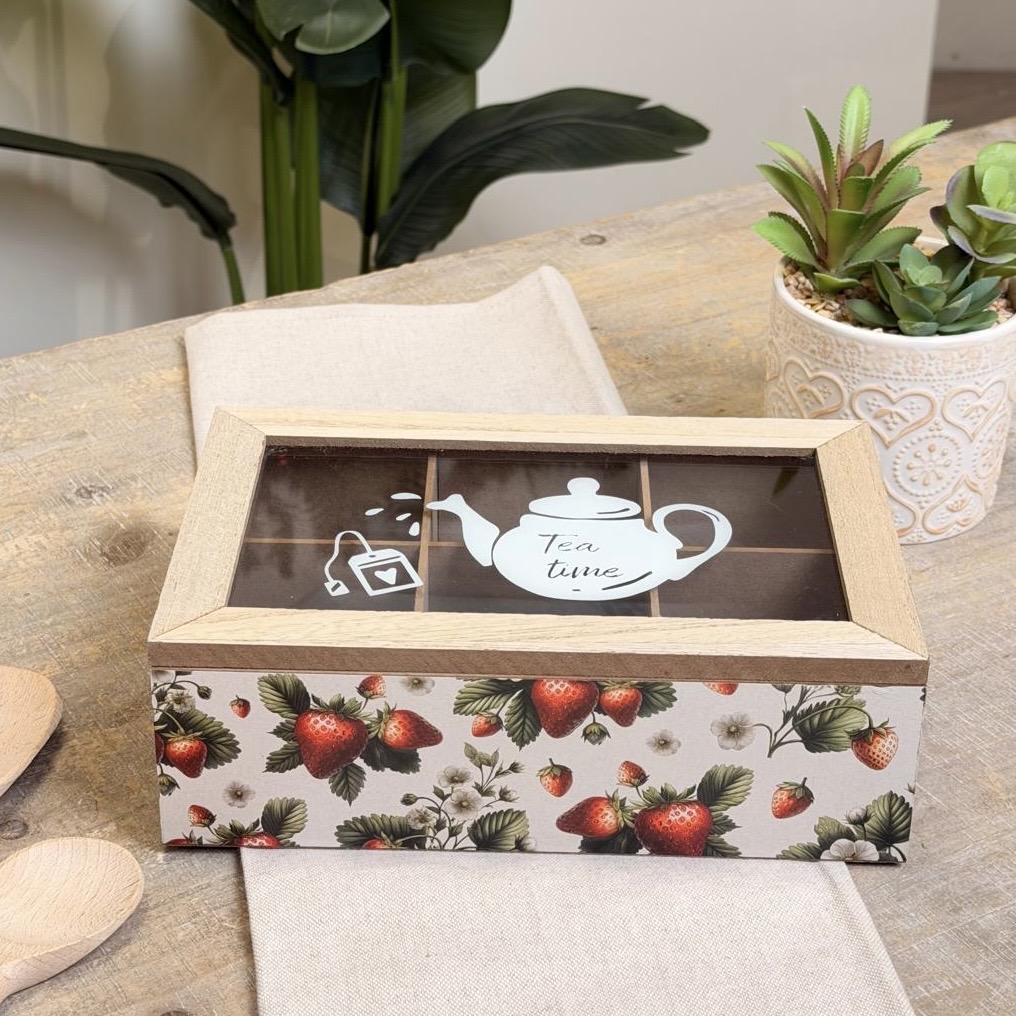 Scatola porta the 6 scomparti