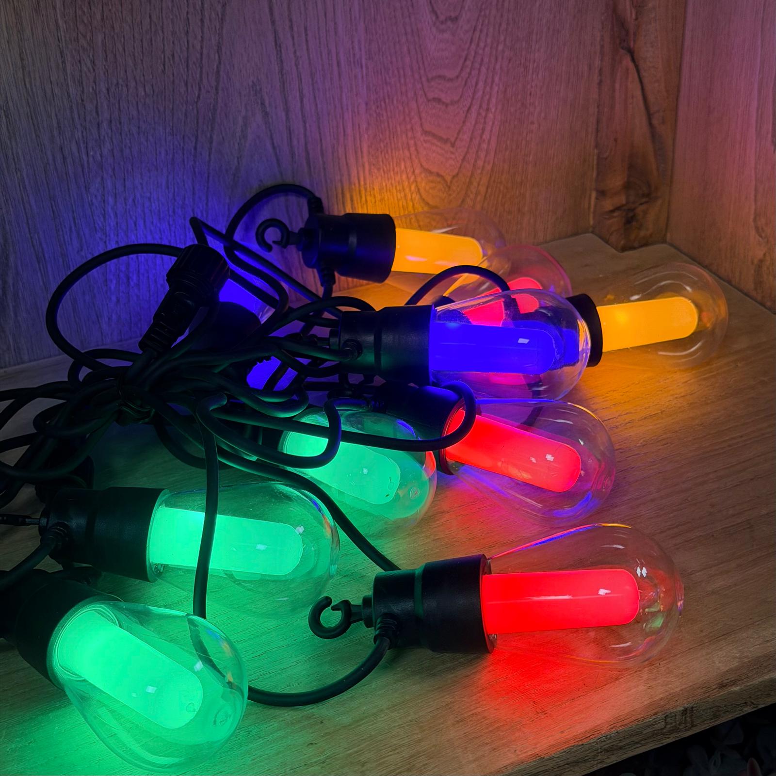 Set 10 lampadine ricarica solare 8 metri