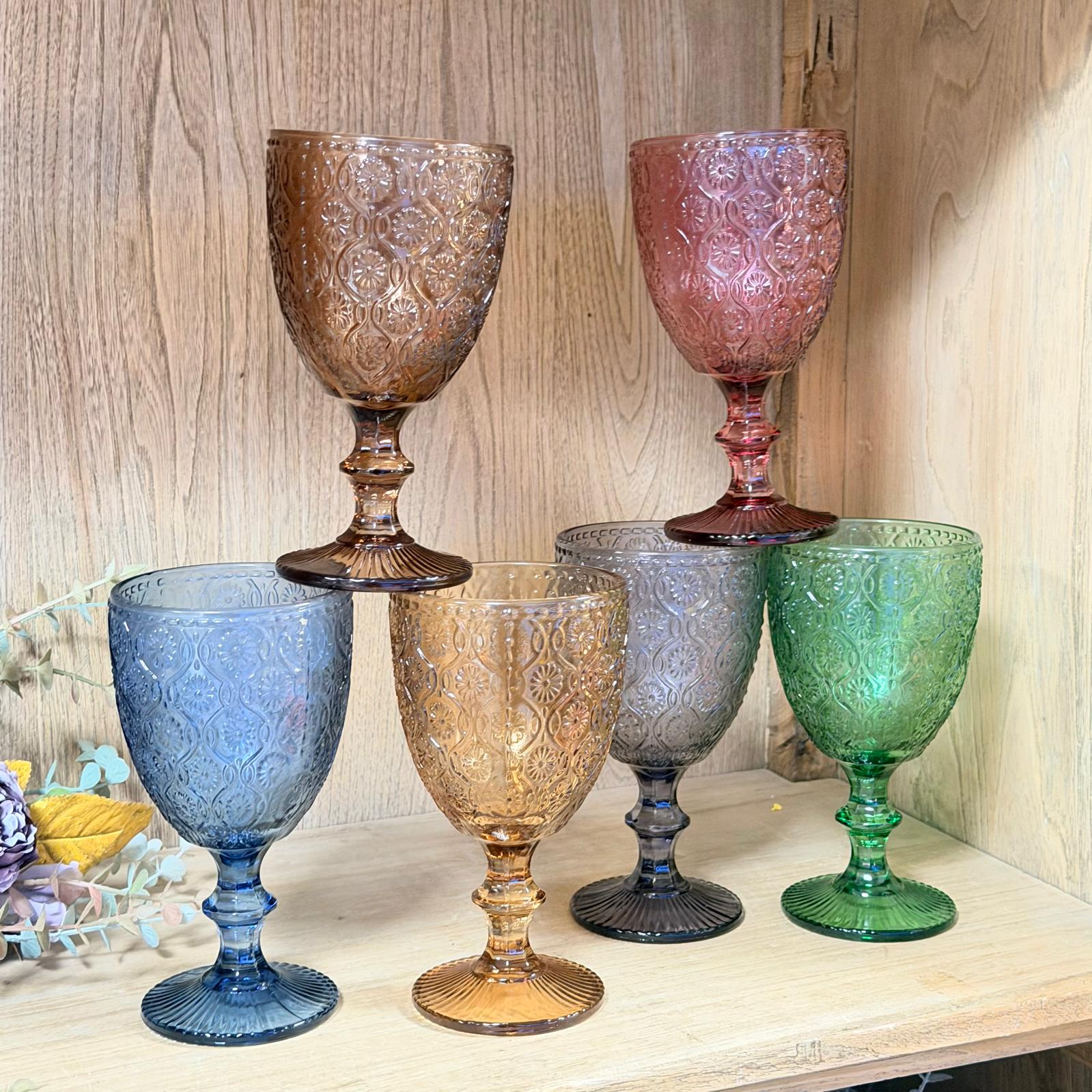 Set 6 calici in vetro 