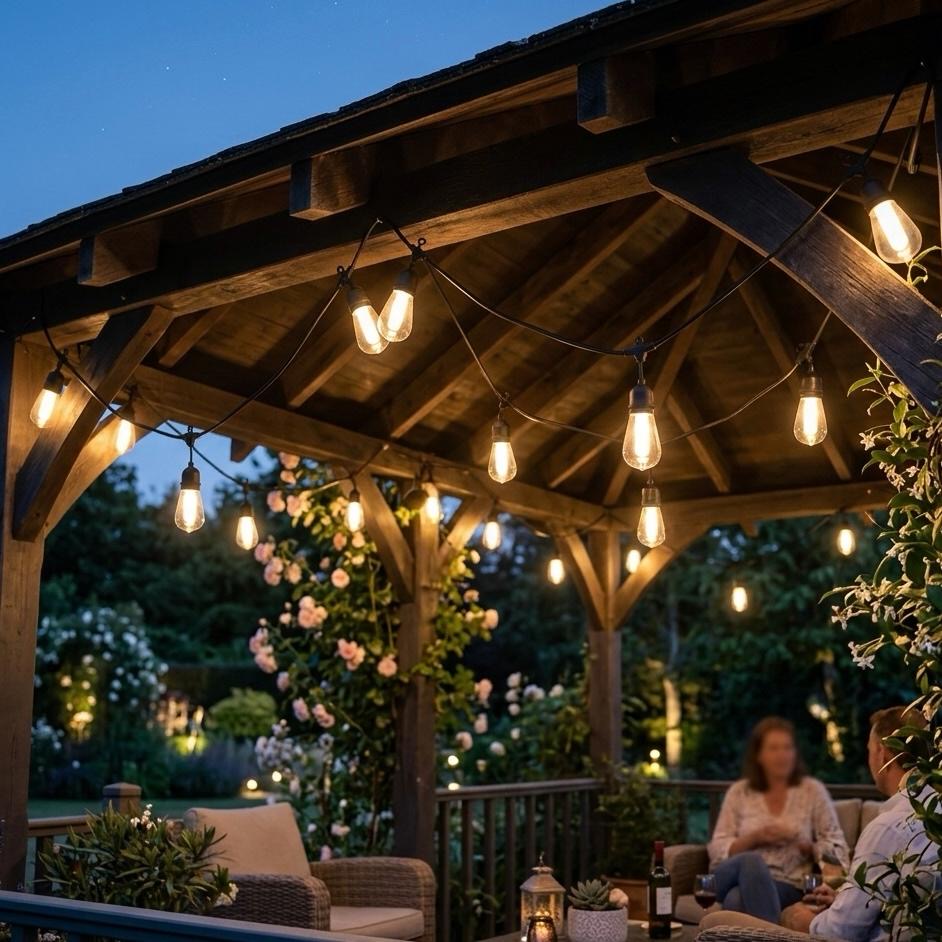 Set 10 lampadine ricarica solare 8 metri